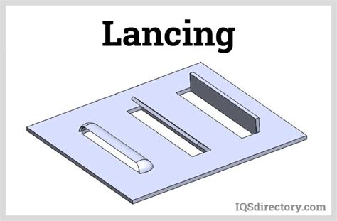 lancing process in sheet metal|sheet metal operations with diagrams.